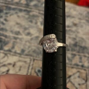Elegant Silver Women's Ring, Size 11
